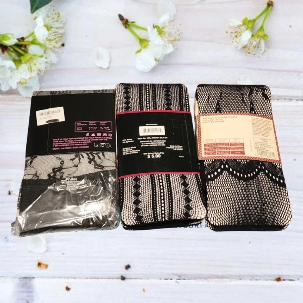 Patterned Tights Collection - Picture 2 of 2
